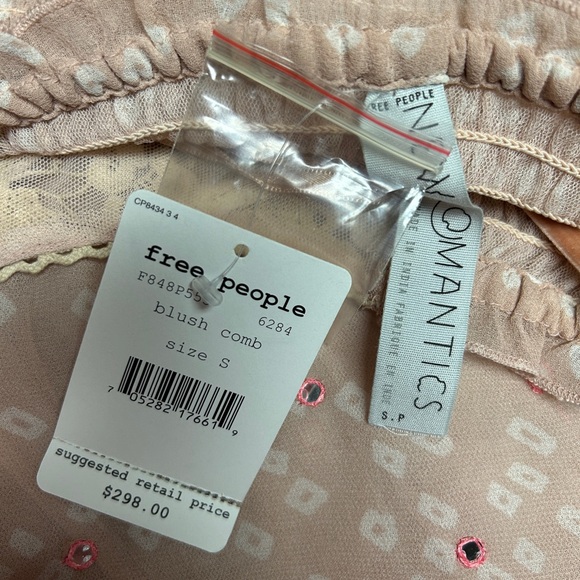 Free People • Small • New Romantics • Pink/Silver • Sequins • Boho Jumpsuit •New - Picture 15 of 15